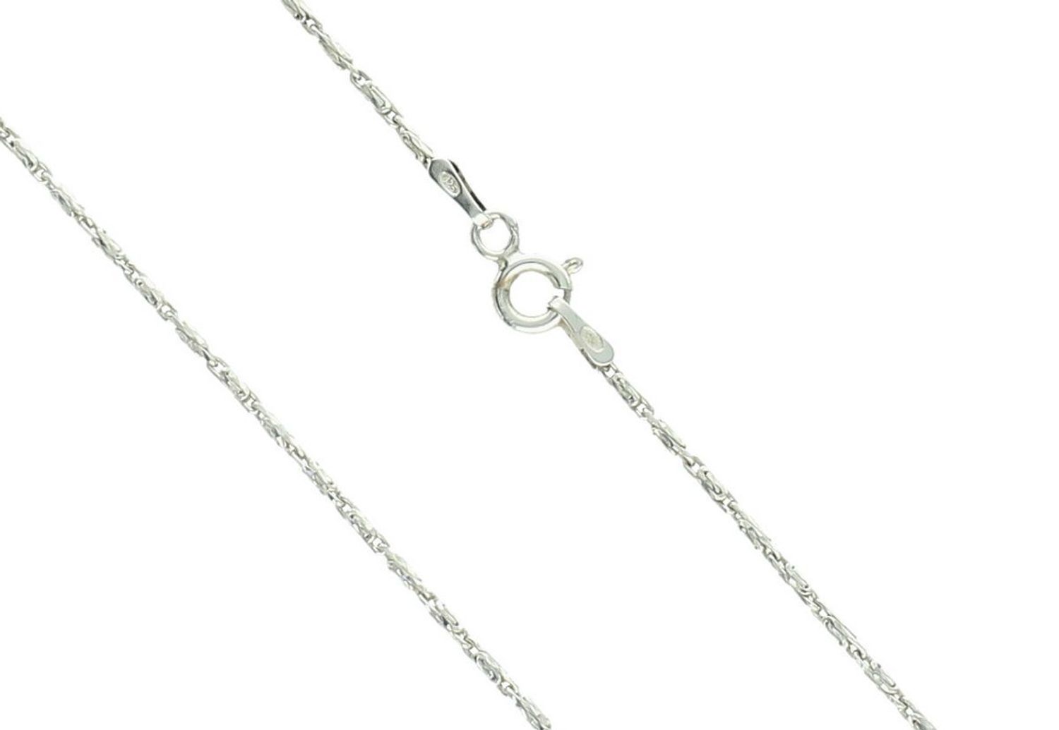 Srebrny łańcuszek damski DIA-LAN-6518-925 – delikatny łańcuszek o szerokości 1 mm i długości 70 cm. Wykonany ze srebra próby 925, waży ok. 4,40 g, z zapięciem na karabińczyk. 1.jpg